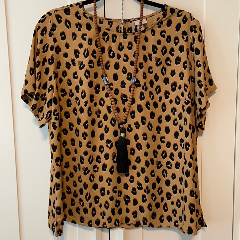 Leopard blouse